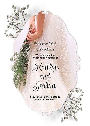 Elegant Wedding Announcement Templates