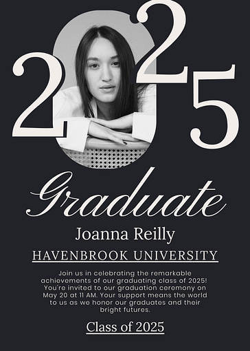 Vorlagen für Abschlussankündigungen