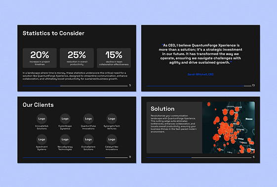 Modern Pitch Deck Presentation