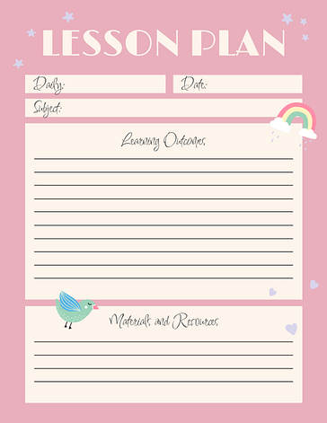 Modelos Divertidos de Planos de Aula