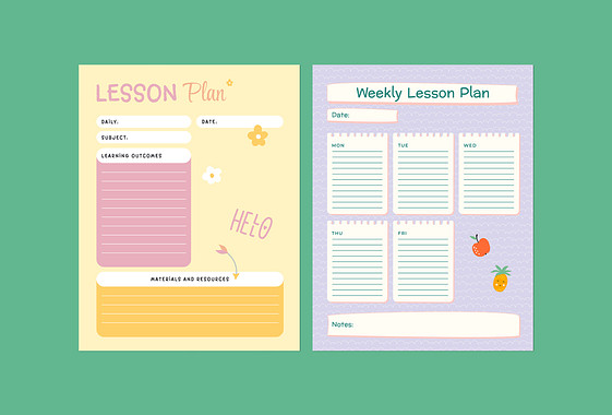 Modelos Divertidos de Planos de Aula