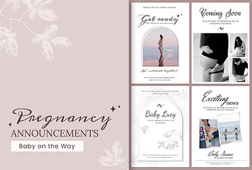 Pregnancy Announcement Templates