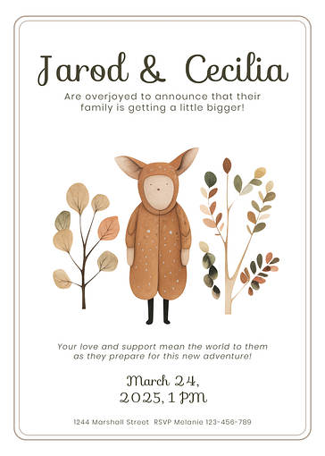 Pregnancy Announcement Templates