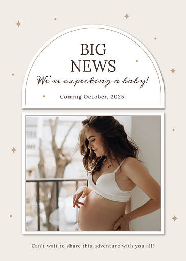 Pregnancy Announcement Templates