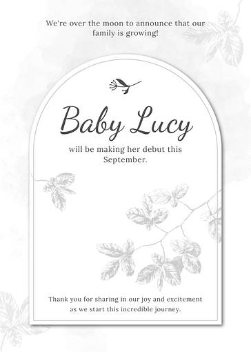 Pregnancy Announcement Templates