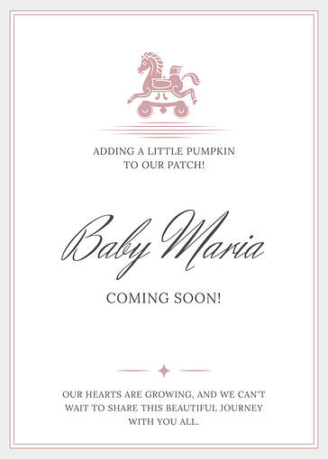 Pregnancy Announcement Templates