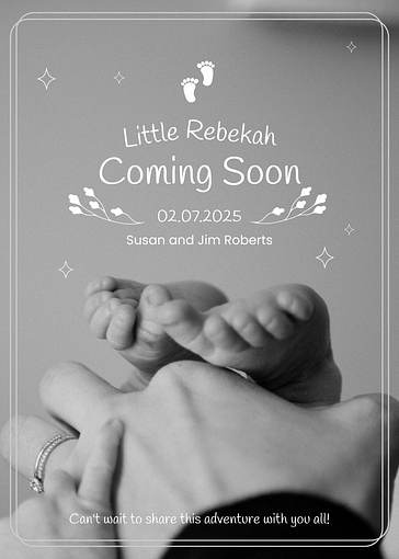 Pregnancy Announcement Templates