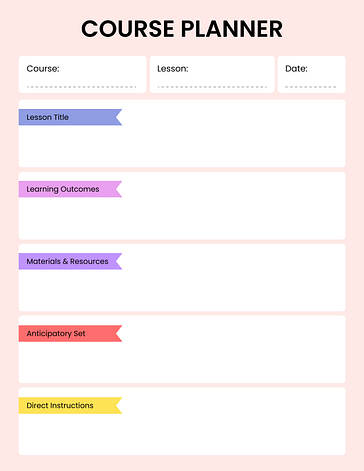 Plans de cours d‘anglais