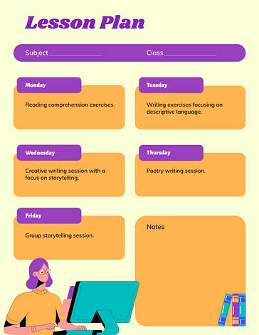Plantillas de planificación semanal