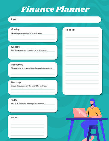 週間授業計画テンプレート