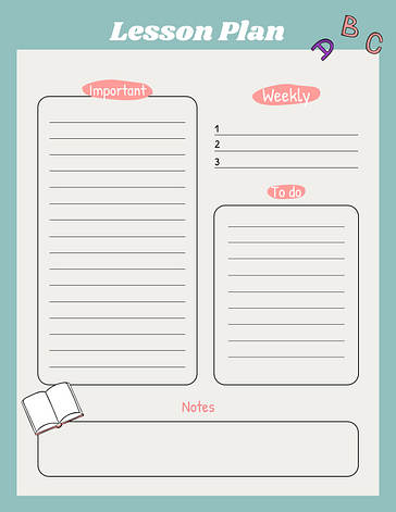 週間授業計画テンプレート