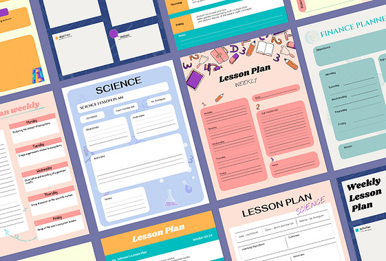 Weekly Lesson Plan Templates