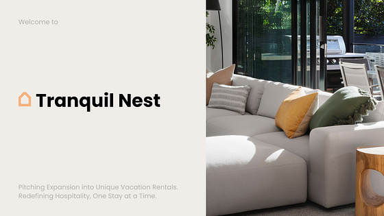 Property Rental Pitch Presentation