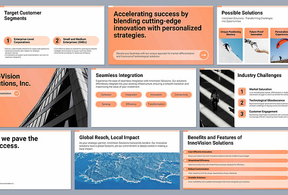 Präsentation eines Verkaufsgesprächs