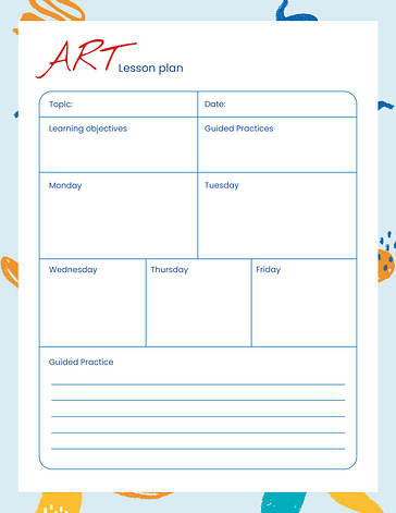 Öğretmen Ders Planı Şablonları
