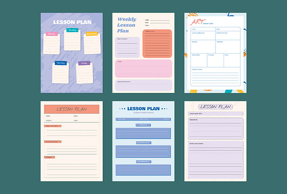 Öğretmen Ders Planı Şablonları