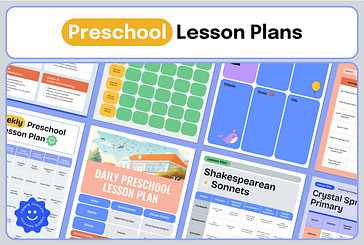 Preschool Lesson Plan Templates