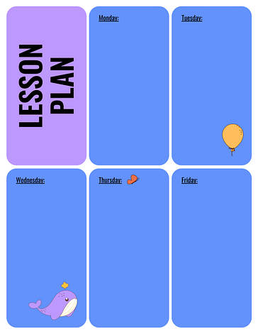 Modèles de plans de cours pour école maternelle