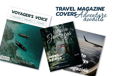 Travel Magazine Cover Designs