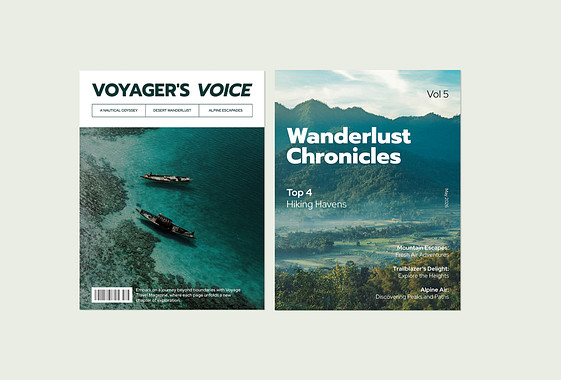 Travel Magazine Cover Designs