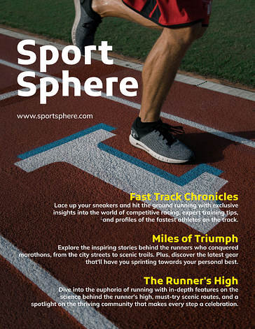 Дизайн обложек спортивных журналов