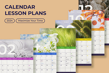 Calendar Lesson Plan Templates