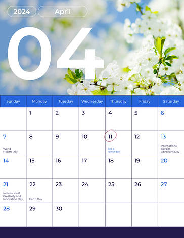 Calendar Lesson Plan Templates