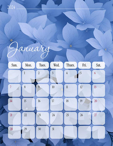 Floral Calendar Lesson Plans