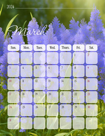 Floral Calendar Lesson Plans