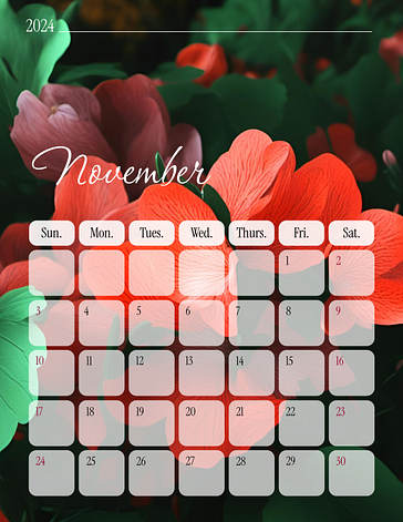 Floral Calendar Lesson Plans