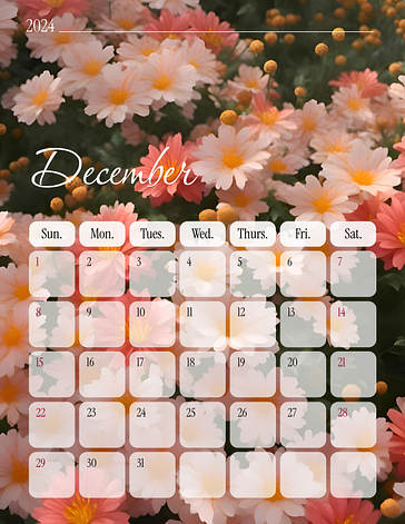 Floral Calendar Lesson Plans