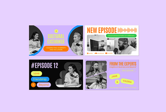 صور مصغرة لمدونة صوتية على يوتيوب