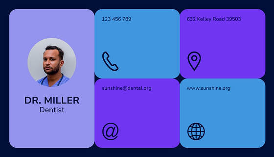 Professional Dental Business Cards