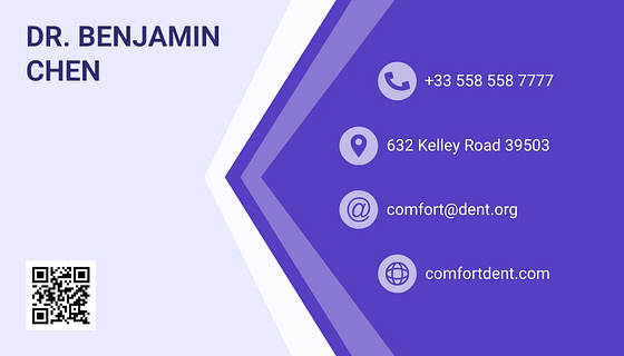 Professional Dental Business Cards