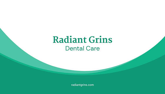 Professional Dental Business Cards
