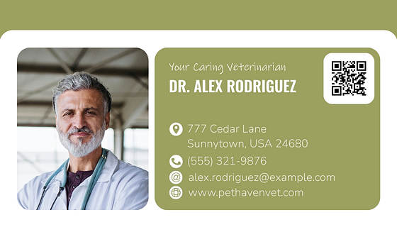 بطاقات عمل بيطرية