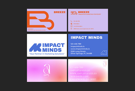 Minimal Design Business Cards