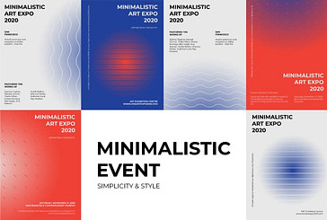 Minimalistic Event Promo Set