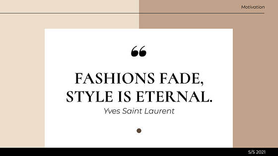 Fashion Line Presentation Pack