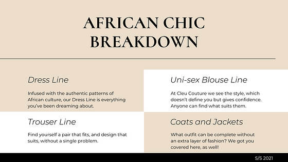 Fashion Line Presentation Pack