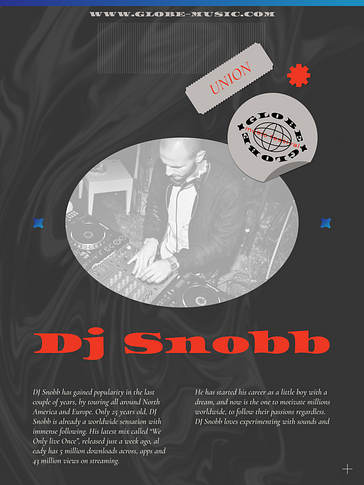 Imprimés pour le festival de musique électro