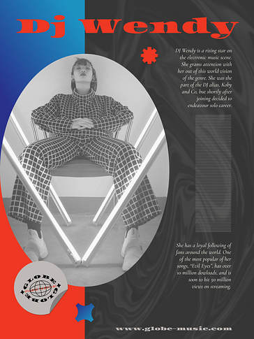 Imprimés pour le festival de musique électro