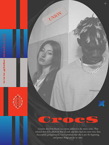 Imprimés pour le festival de musique électro