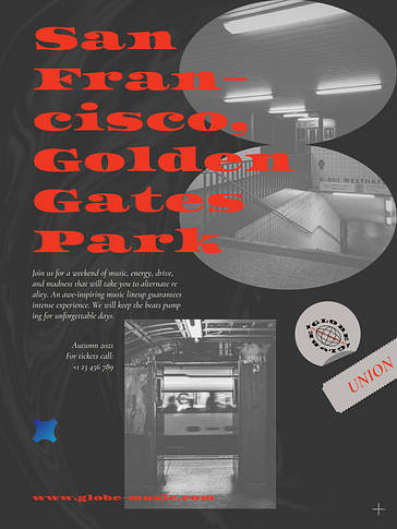 Imprimés pour le festival de musique électro