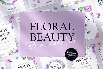 Floral Beauty Branded Set