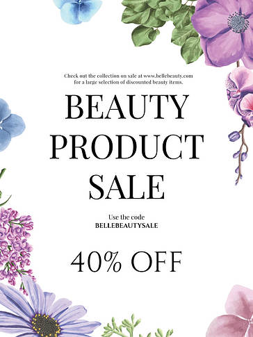 Floral Beauty Branded Set