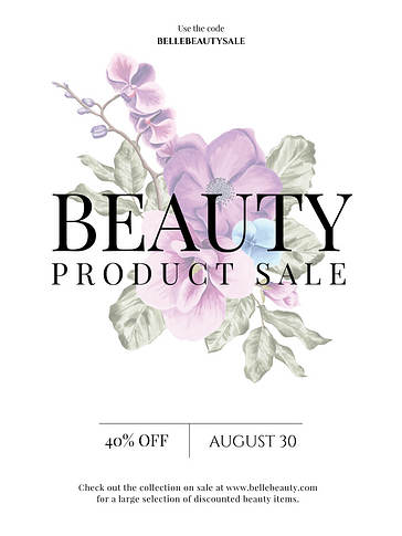 Floral Beauty Branded Set