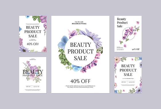 Floral Beauty Branded Set