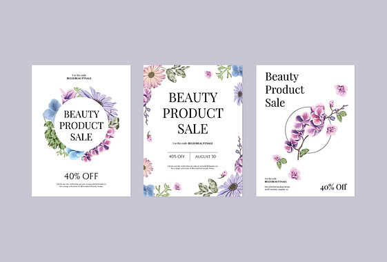 Floral Beauty Branded Set
