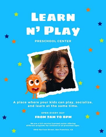 Kids‘ Learning Center Printables